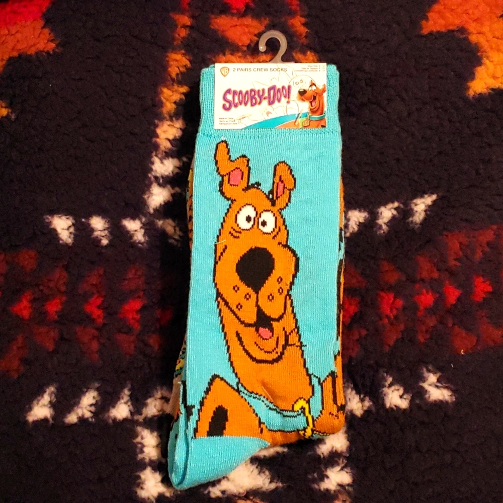 Scooby-Doo™ Mens Crew Socks 2-Pack   NWT
